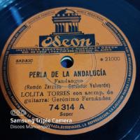 Pasta Lolita Torres Con Guitarra Fernandez Odeon C154 segunda mano  Argentina
