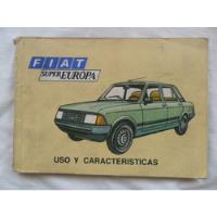 Usado, Fiat 128 Super Europa 1983 Manual Guantera Instrucciones  segunda mano  Argentina