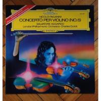 Vinilo Nicolo Paganini Concerto Per Violino No.6 segunda mano  Argentina
