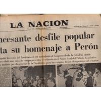 Diario La Nacion 3 De Julio 1974 Muerte Juan Domingo Peron segunda mano  Argentina