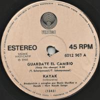 Kayak / Guardate El Cambio - Simple De Vinilo segunda mano  Argentina