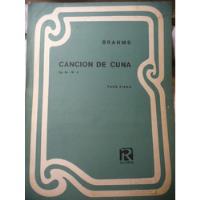 Usado, Brahms -  Canción De Cuna - Ricordi Op 49 - Ver Envío segunda mano  Argentina