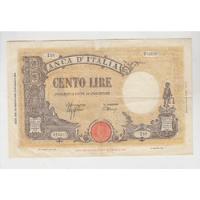 Billete Italia 100 Liras Año 1943 Muy Bueno-con Detalles, usado segunda mano  Argentina
