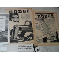 6 Antiguo Dodge Fargo Pick Up Publicidad  1938 47 No Folleto segunda mano  Argentina