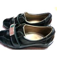 Ferraro-excelente Calidad-zapatos Cuero Y Charol Negro N° 38, usado segunda mano  Argentina