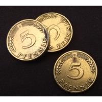 Moneda: Alemania 5 Pfennig 1949/50, usado segunda mano  Argentina