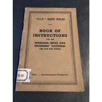 Antiguo Libro De Instrucciones. P. I. C. 53280. segunda mano  Argentina