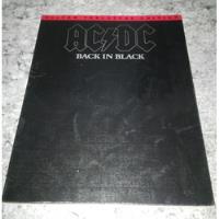 Ac / Dc : Back In Black (tab-guitarra) 1990 Unica segunda mano  Argentina