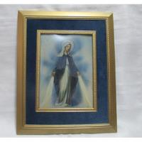 Antig Gran Cuadro Miniatura Virgen Inmaculada Firmada Dinmar segunda mano  Argentina