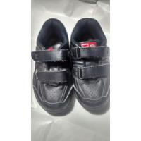 Fila-(origiinal)-zapatillas Cuero Negras Nro 25 Con Velcro-, usado segunda mano  Argentina