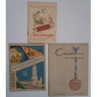 Cuadernos Antiguos 3 Mini Publicitarios Lote X 3 Ro 288 segunda mano  Argentina