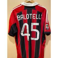 Camiseta Milan Usada Y Firmada Por Balotelli, usado segunda mano  Argentina