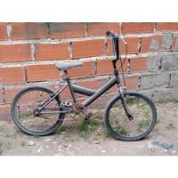 Bicicleta Rod 20, Negro Con Pedal Negro, Buen Estado, usado segunda mano  Argentina