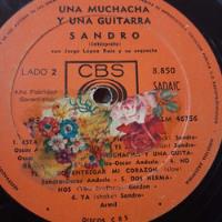 Sin Tapa Disco Sandro Una Muchacha Y Una Guitarra Ww M0, usado segunda mano  Argentina