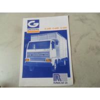 Folleto Grosspal Camion G600 Antiguo Original No Manual  segunda mano  Argentina