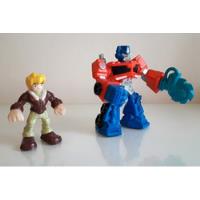 Transformers Hasbro Playskool Heroes Optimus Prime Y Cody, usado segunda mano  Argentina