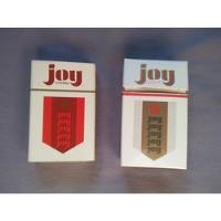 Set 2 Cajas De Fósforos Coleccionables Cigarrillos Joy, usado segunda mano  Argentina