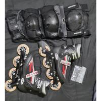 Rollers Profesionales Roxa Fire + Kit Proteccion+ Casco Tuxs segunda mano  Argentina