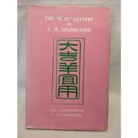 The  K. H.  Letters To Leadbeater - Theosophisical Pub. - B segunda mano  Argentina