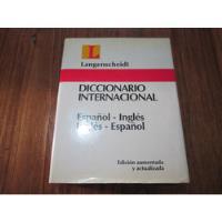 Diccionario Internacional - Español-ingles - Langenscheidt segunda mano  Argentina