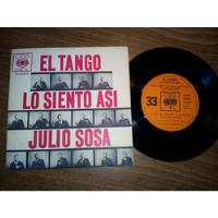 El Tango Lo Siento Así Julio Sosa Vinilo De Colección, usado segunda mano  Argentina