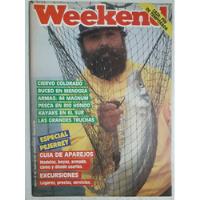 Revista Weekend N° 167 Agosto 1986 Guia De Aparejos Pejerrey segunda mano  Argentina