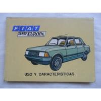  Manual Guantera Fiat 128 Super Europa 1983 Instrucciones  segunda mano  Argentina