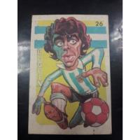 Super Futbol 1979, Figurita N° 26 Olguin Argentina. Mira!!! segunda mano  Argentina