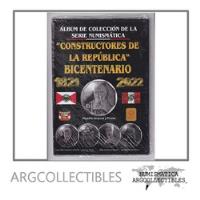 Album Vacio De Monedas Peru Constructores De La Republica segunda mano  Argentina