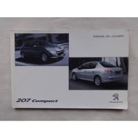 Manual Guantera Peugeot 207 Compact 2014 Catalogo Usuario, usado segunda mano  Argentina