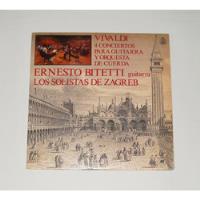 Ernesto Bitetti Solistas De Zagreb Vivaldi 4 Conciertos Lp, usado segunda mano  Argentina