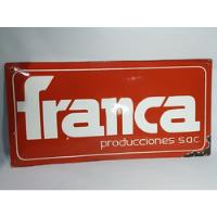 Cartel Enlozado Franca Bombé Original Relieve Exc 7o 2869, usado segunda mano  Argentina