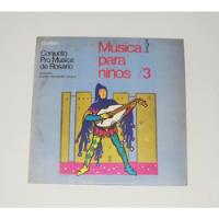 Conjunto Pro Música De Rosario Para Niños Vol 3 Lp segunda mano  Argentina