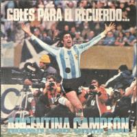 Goles Para El Recuerdo Argentina Campeon - Flexidisc, usado segunda mano  Argentina