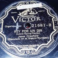 Pasta Jesse Crawford En Organo Wurlitzer Victor C452 segunda mano  Argentina