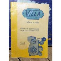 Usado, Poster Manual Motor Estacionario Villa Hnos segunda mano  Argentina