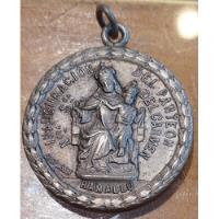 Medalla Panteon Virgen Del Carmen Ramallo 1910 Castex segunda mano  Argentina