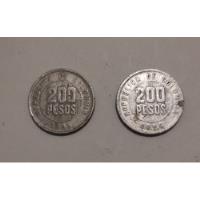Lote Monedas Colombia 200 Pesos Año 1995/1996 segunda mano  Argentina