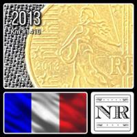 Francia - 10 Euro Cent - Año 2013 - Km #1410 - Sembradora segunda mano  Argentina
