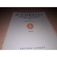 Usado, A.corelli - Partitura Douze Sonaten Opus 5 - Violin-klavier segunda mano  Argentina