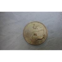 Medalla Aplique Ping Pong En Bronce 2,8 Diam X 1mm Espesor, usado segunda mano  Argentina