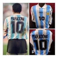 Camiseta Maradona, Argentina 1994. Mangas Largas. segunda mano  Argentina