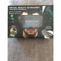 Virtual Reality 3d Headset + Bluetooth Controller segunda mano  Argentina