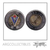 Canada Moneda 2 Dolares 2020 75 Aniv 2da Guerra Mundial Unc, usado segunda mano  Argentina