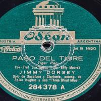 Pasta Jimmy Dorsey Saxo Clarinete Odeon C373 segunda mano  Argentina