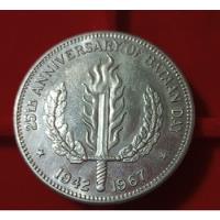 Moneda De Plata Filipinas 1 Peso Batalla De Batan 1967 Vf. segunda mano  Argentina