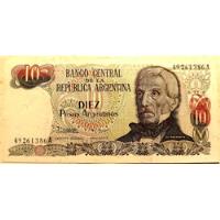 Billete Antiguo De 10 Pesos Argentinos segunda mano  Argentina
