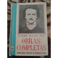 Usado, Edgar Allan Poe - Obras Completas - 2 Edic 1969 - Tapa Dura segunda mano  Argentina