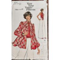 Molde Alta Costura Vogue Ingles 1974 Saco, Pantalon Y Top segunda mano  Argentina