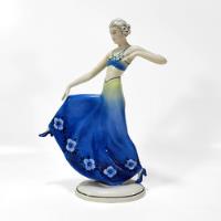Figura Porcelana Alemana Bailarina Deco Katzhutte (5629 segunda mano  Argentina